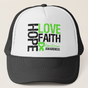 Boné Fé do amor da esperança da doença de Lyme