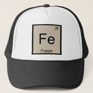 Boné Fe - Química da Frappe Símbolo da Tabela Periódica