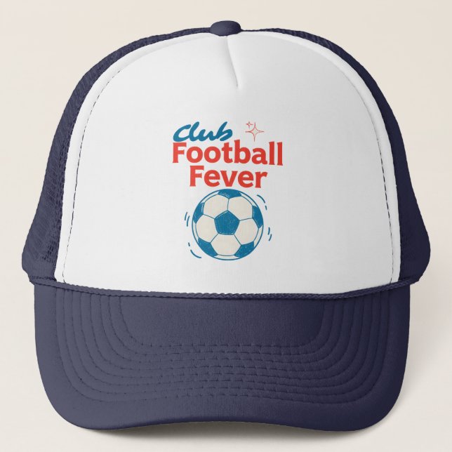 Boné Febre de Futebol de Clube Amante de Futebol  (Frente)