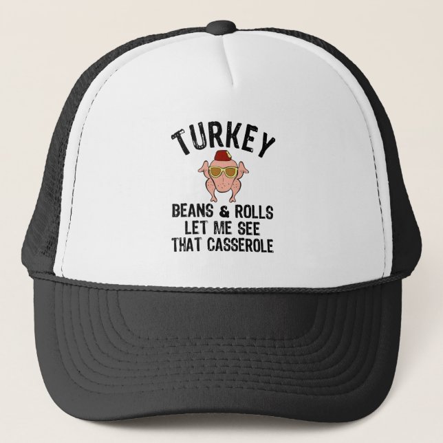 Boné Feijões E Rolos De Turcos Deixem-Me Ver Esse Casse (Frente)