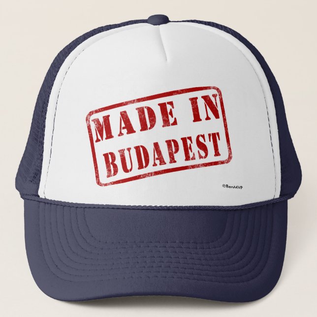 Boné Feito em Budapest (Frente)