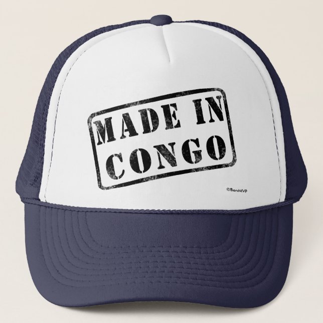 Boné Feito em Congo (Frente)