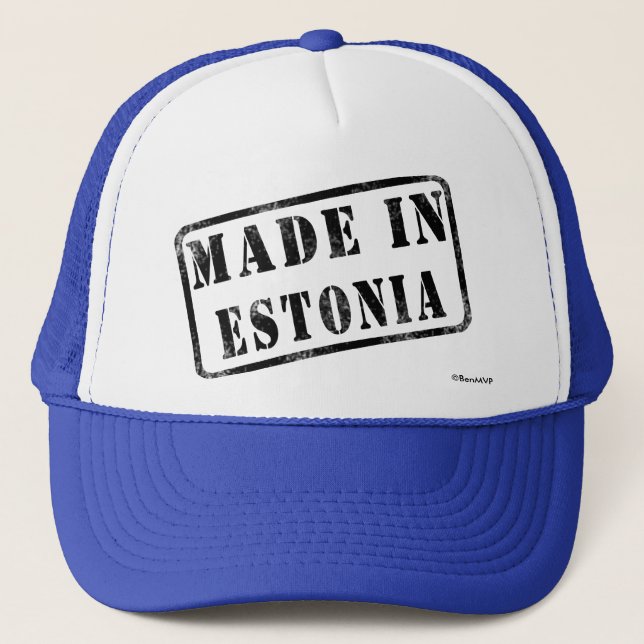Boné Feito em Estónia (Frente)