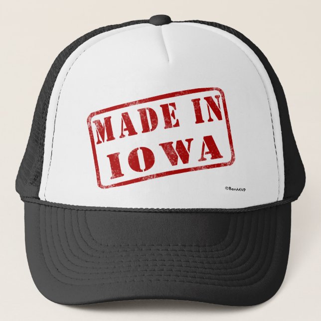 Boné Feito em Iowa (Frente)
