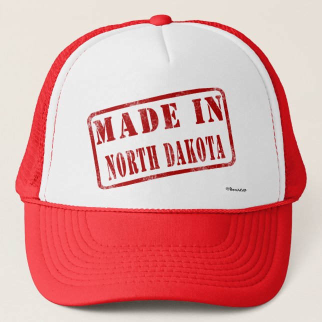 Boné Feito em North Dakota (Frente)