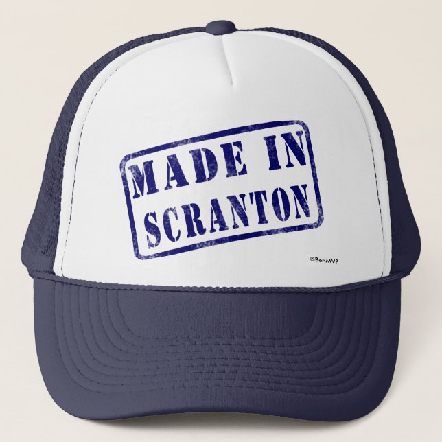 Boné Feito em Scranton (Frente)