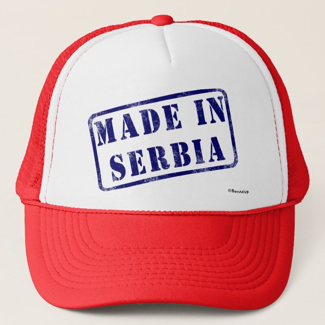 Boné Feito em Serbia (Frente)