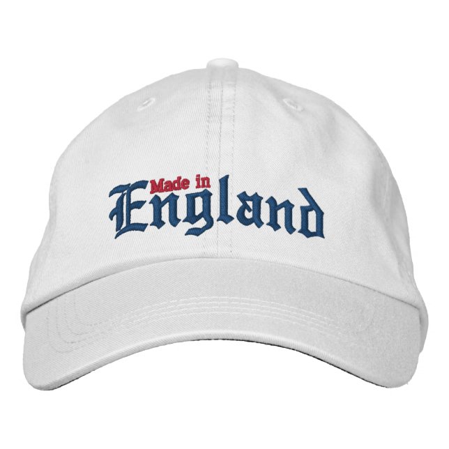 Boné Feito Na Inglaterra (Frente)