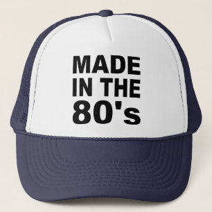 Boné Feito no anos 80 - aniversário