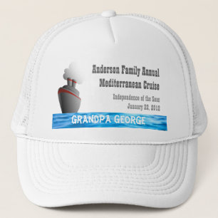 Boné feito sob encomenda do cruzeiro do forro de