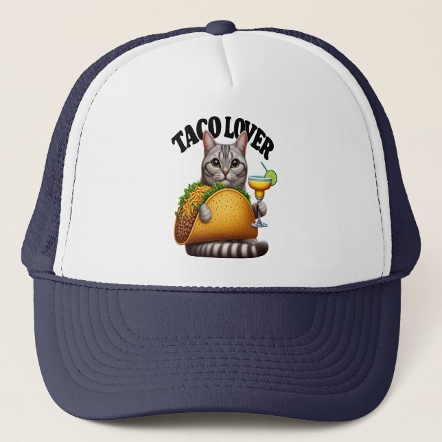 Boné Feline Fiesta: Taco Cat (Frente)