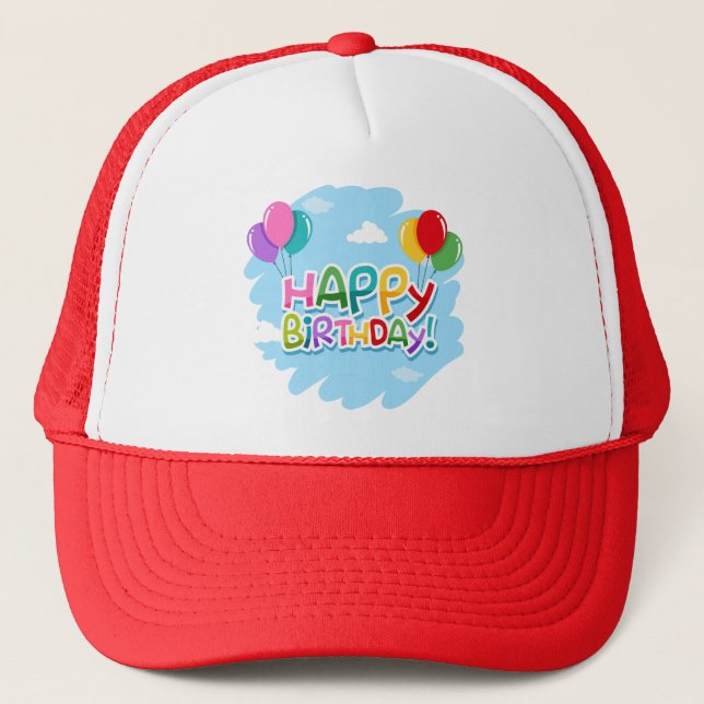 Boné Feliz aniversário!-23769 (Frente)