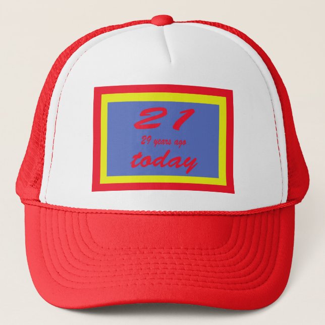 Boné Feliz aniversário 50 (Frente)