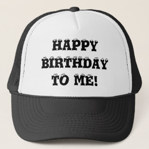 Boné Feliz aniversario a mim chapéu!