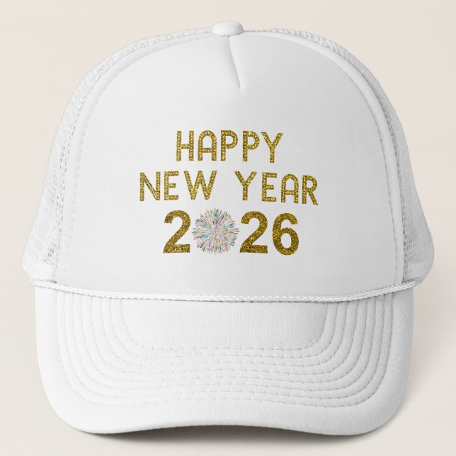 Boné Feliz Ano Novo 2026 (Frente)