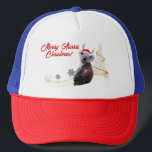 Boné Feliz Aussie Christmas Koala vestindo chapéu santa<br><div class="desc">Um Natal Aussie Feliz com o australiano Koala</div>