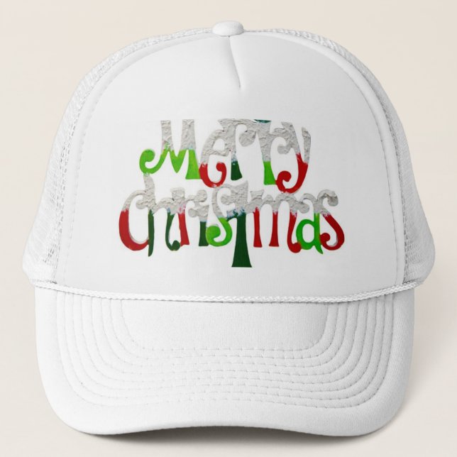 Boné Feliz Chapéu de Natal (Frente)