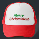 Boné Feliz Chrismukkah<br><div class="desc">Natal da Feliz Chrismukkah Hanukkah</div>