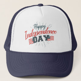 Boné Feliz Dia da Independência - Presente de 4 de Julh