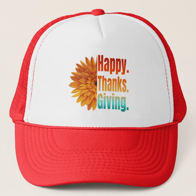 Boné Feliz Dia de Ação de Graças (Frente)