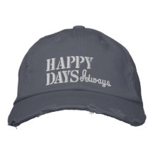 Feliz Dia Positivo Citação Azul Rústica