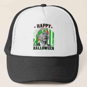 Boné Feliz Halloween Engraçado Joe Biden Dia de São Pat