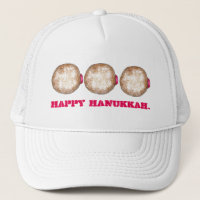 Feliz Hanukkah Chanukah Jelly Rosquinha Doughnut