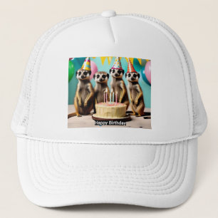 Boné Feliz Meerkat Birthday,