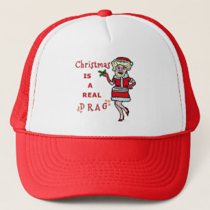 Boné Feliz Natal Bah Humbug Papais noeis em Drag
