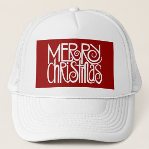 Boné Feliz Natal Chapéu Branco