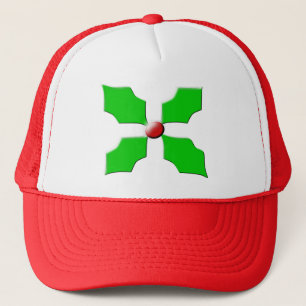 Boné Feliz Natal Festivo Holly Trucker Hat