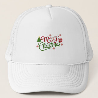 Boné Feliz Natal Gorro de Caminhoneiro de Festa