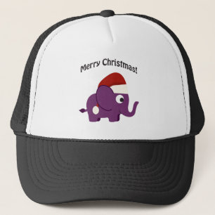 Boné Feliz Natal! Papais noeis Elefante