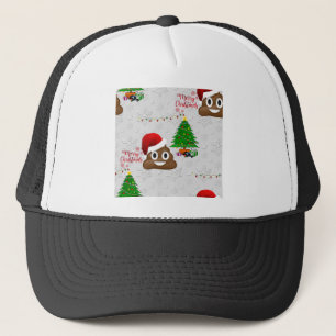 Boné feliz natal poo emoji
