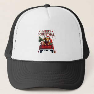 Boné Feliz Natal Vaca das Terras Altas Escocesas Xmas F