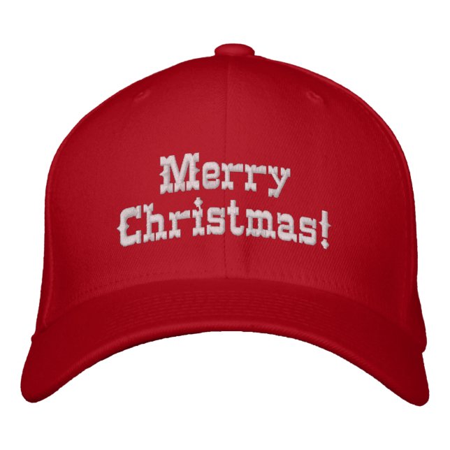 Boné Feliz Natal Vermelho (Frente)