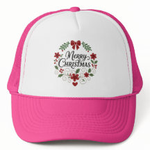 Feliz Natal Wreath Trucker Hat