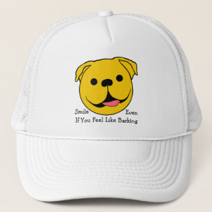 Boné Feliz Rosto Cão