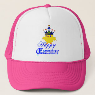 Boné ♫ ♥ Felz pascoa King Chicken Fun Trucker Hat fico