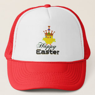 Boné ♫ ♥ Felz pascoa King Chicken Fun Trucker Hat fico