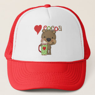 Boné Feriado do amor do cacau do urso