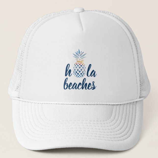 Boné Férias Costeiras de Abacaxi de Verão (Frente)