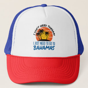 Boné Férias nas Bahamas Viagem à Praia Tropical Terapia