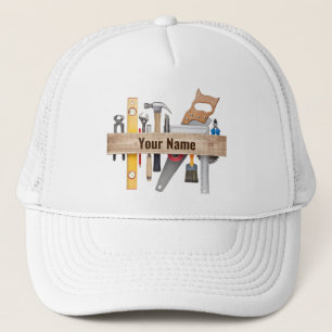 Boné Ferramentas personalizáveis de carpinteiro de mã