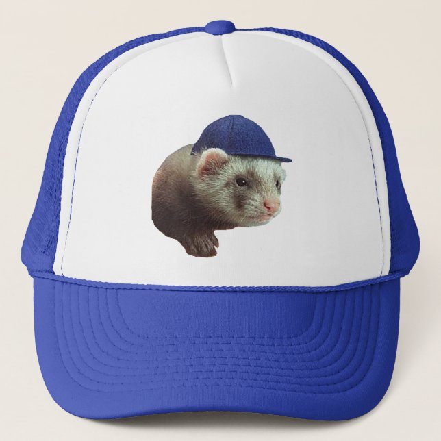 Boné Ferret Vestindo chapéu em chapéu (Frente)