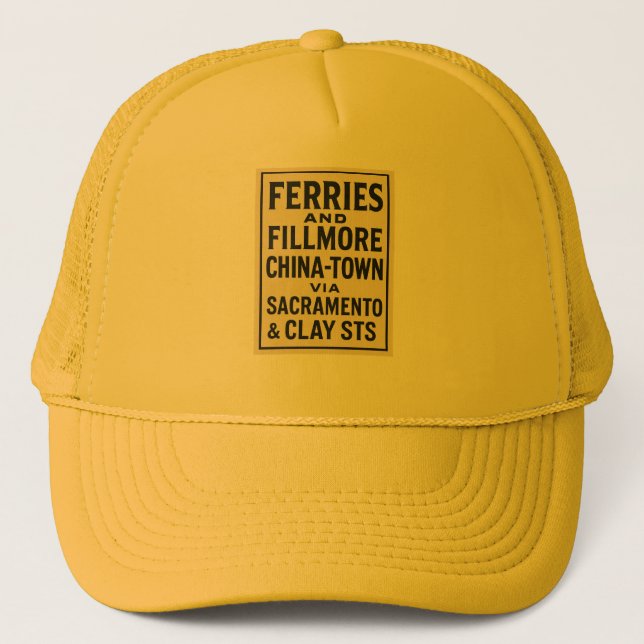 Boné Ferries e Fillmore Trucker Hat (Frente)