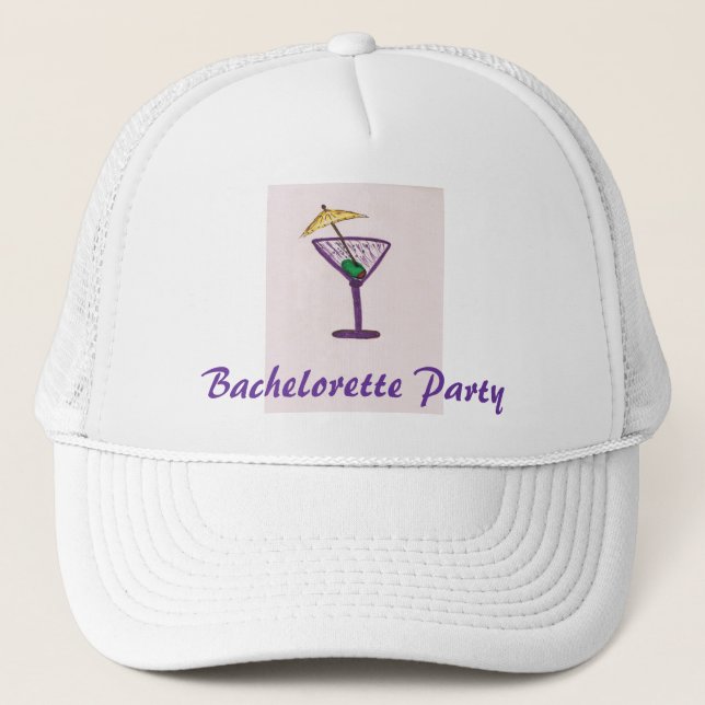 Boné Festa Bachelorette Martini (Frente)