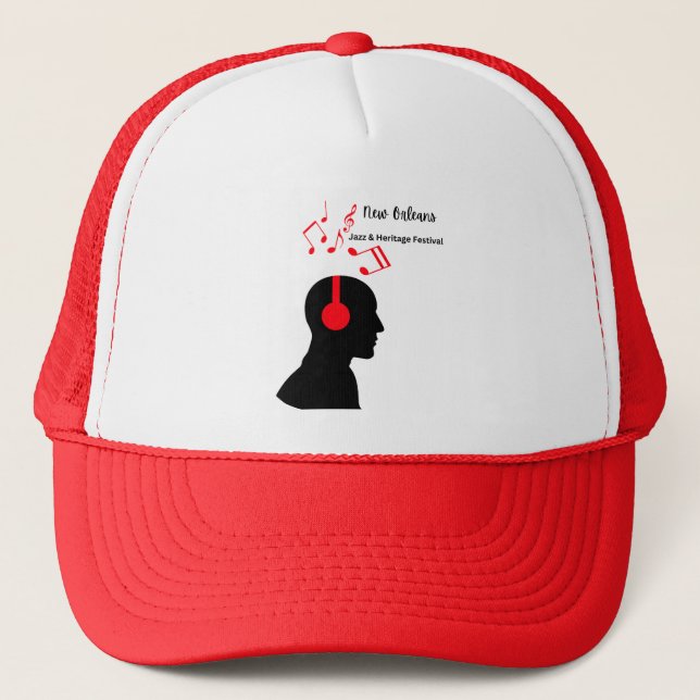 Boné Festival de jazz e patrimônio de Nova Orleans (Frente)