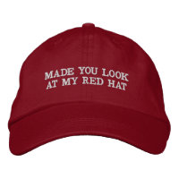 Fez Você Olhar Para O Meu Chapéu Vermelho