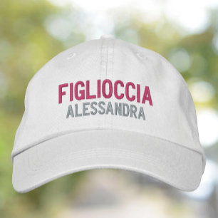 Boné Figlioccia (afilhada) personalizada